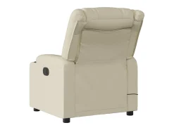 Poltrona* Poltrona de massagens reclinável couro artificial cor SHL832855 Creme