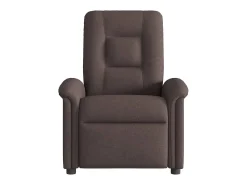 Poltrona de massagens reclinável tecido -escuro SHL13230^ Poltrona