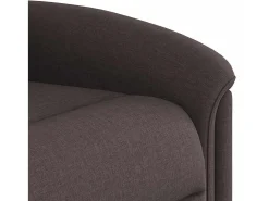 Poltrona de massagens reclinável tecido -escuro SHL13230^ Poltrona