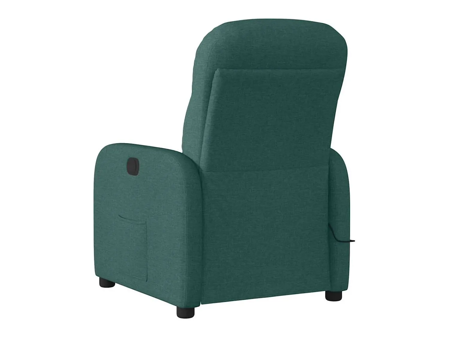 vidaxl Poltrona de massagens reclinável tecido -escuro^ Poltrona