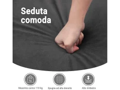vidaxl Poltrona de massagens reclinável veludo^ Poltrona