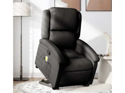 Poltrona| Poltrona de massagens reclinável elevatória tecido SHL55022 Preto