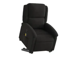 Poltrona| Poltrona de massagens reclinável elevatória tecido SHL55022 Preto