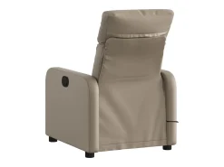 Poltrona| Poltrona de massagens reclinável couro artificial cappuccino SHL914366 Castanho