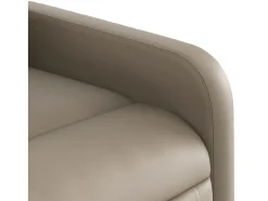 Poltrona| Poltrona de massagens reclinável couro artificial cappuccino SHL914366 Castanho