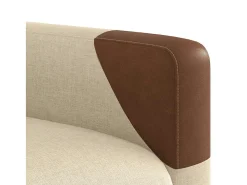 Poltrona| Poltrona de massagens reclinável tecido cor SHL477689 Creme