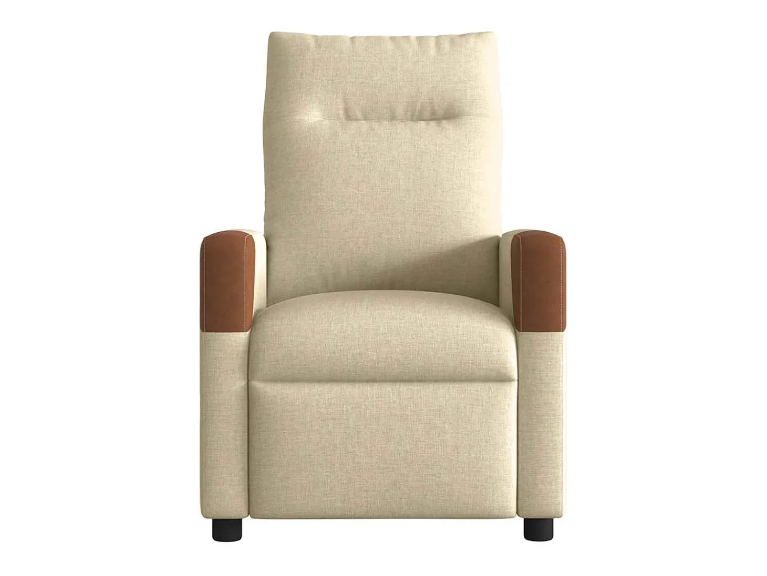 Poltrona| Poltrona de massagens reclinável tecido cor SHL477689 Creme
