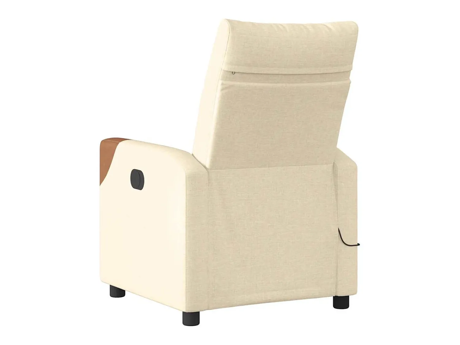 Poltrona| Poltrona de massagens reclinável tecido cor SHL477689 Creme