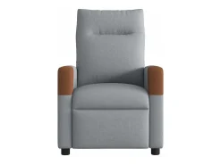 Poltrona| Poltrona de massagens reclinável elétrica tecido -claro SHL949306 Cinzento