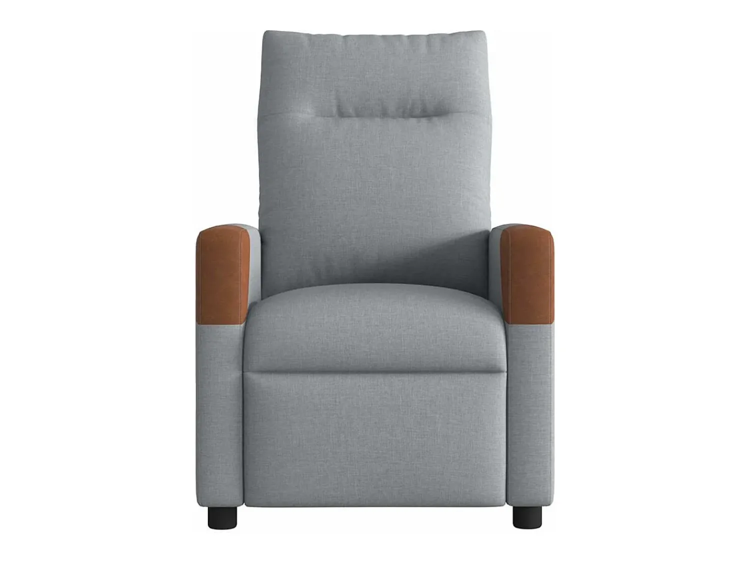 Poltrona| Poltrona de massagens reclinável elétrica tecido -claro SHL949306 Cinzento