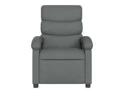 Poltrona de massagens reclinável tecido cinzento-escuro SHL473393^ Poltrona