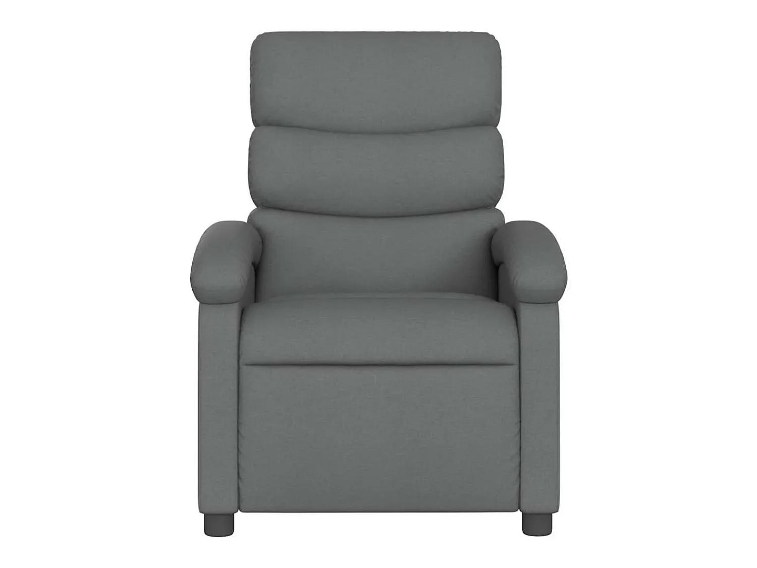 Poltrona de massagens reclinável tecido cinzento-escuro SHL473393^ Poltrona