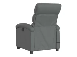 Poltrona de massagens reclinável tecido cinzento-escuro SHL473393^ Poltrona
