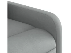 Poltrona de massagens reclinável tecido -claro SHL184476^ Poltrona