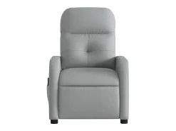 Poltrona de massagens reclinável tecido -claro SHL184476^ Poltrona