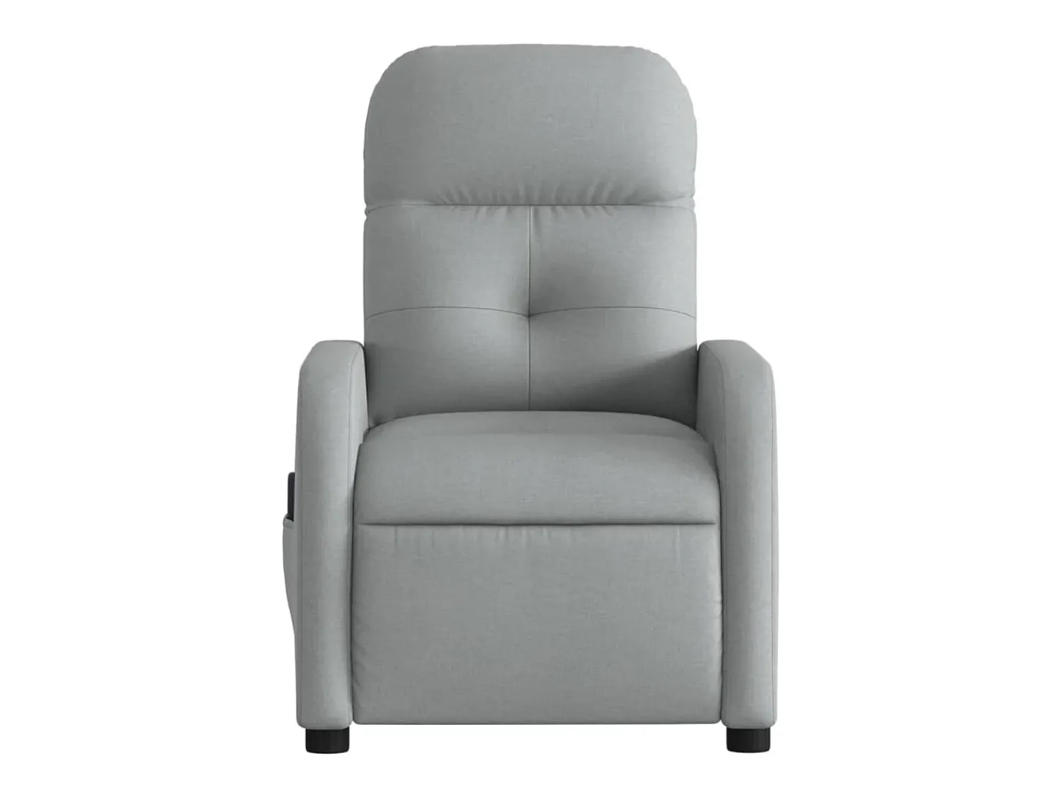 Poltrona de massagens reclinável tecido -claro SHL184476^ Poltrona
