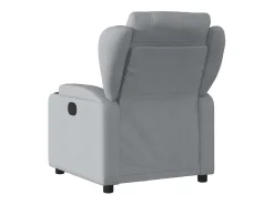 Online Poltrona de massagens reclinável elétrica tecido -claro SHL103660 Cinzento