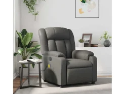 Poltrona de massagens reclinável couro artificial SHL865190^ Poltrona