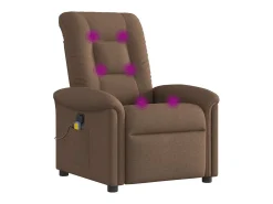 Poltrona de massagens reclinável tecido SHL848599^ Poltrona