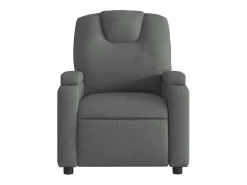 vidaxl Poltrona de massagens reclinável tecido -escuro^ Poltrona