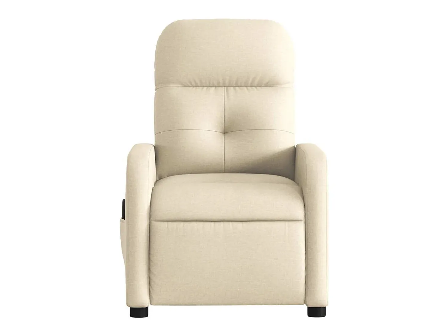 Poltrona* Poltrona de massagens reclinável elétrica tecido SHL463207 Creme