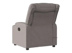 Poltrona| Poltrona de massagens reclinável tecido cinzento-acastanhado SHL463547 Taupe