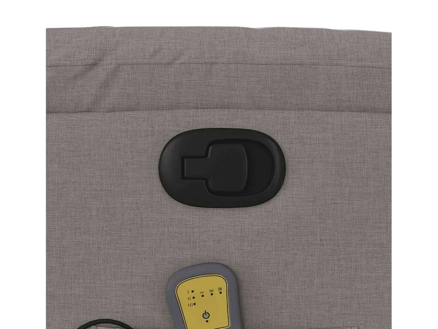 Poltrona| Poltrona de massagens reclinável tecido cinzento-acastanhado SHL463547 Taupe