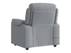 Poltrona* Poltrona de massagens reclinável tecido -claro SHL330102 Cinzento