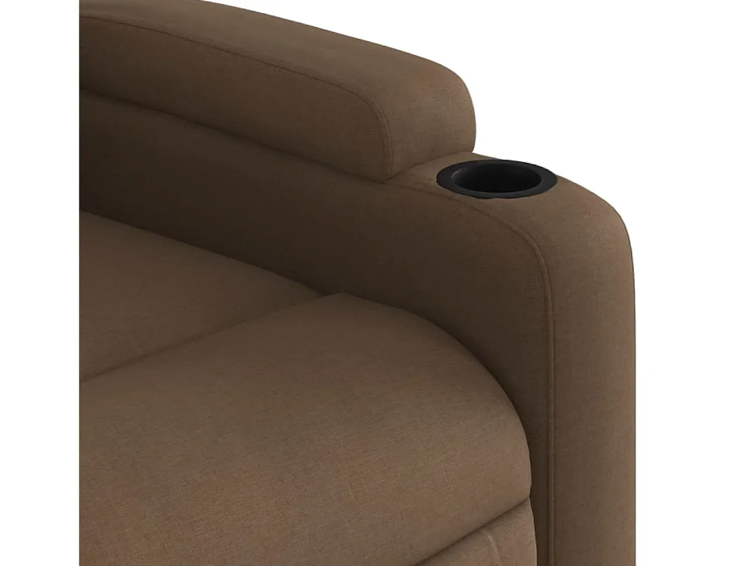 vidaxl Poltrona de massagens reclinável tecido^ Poltrona