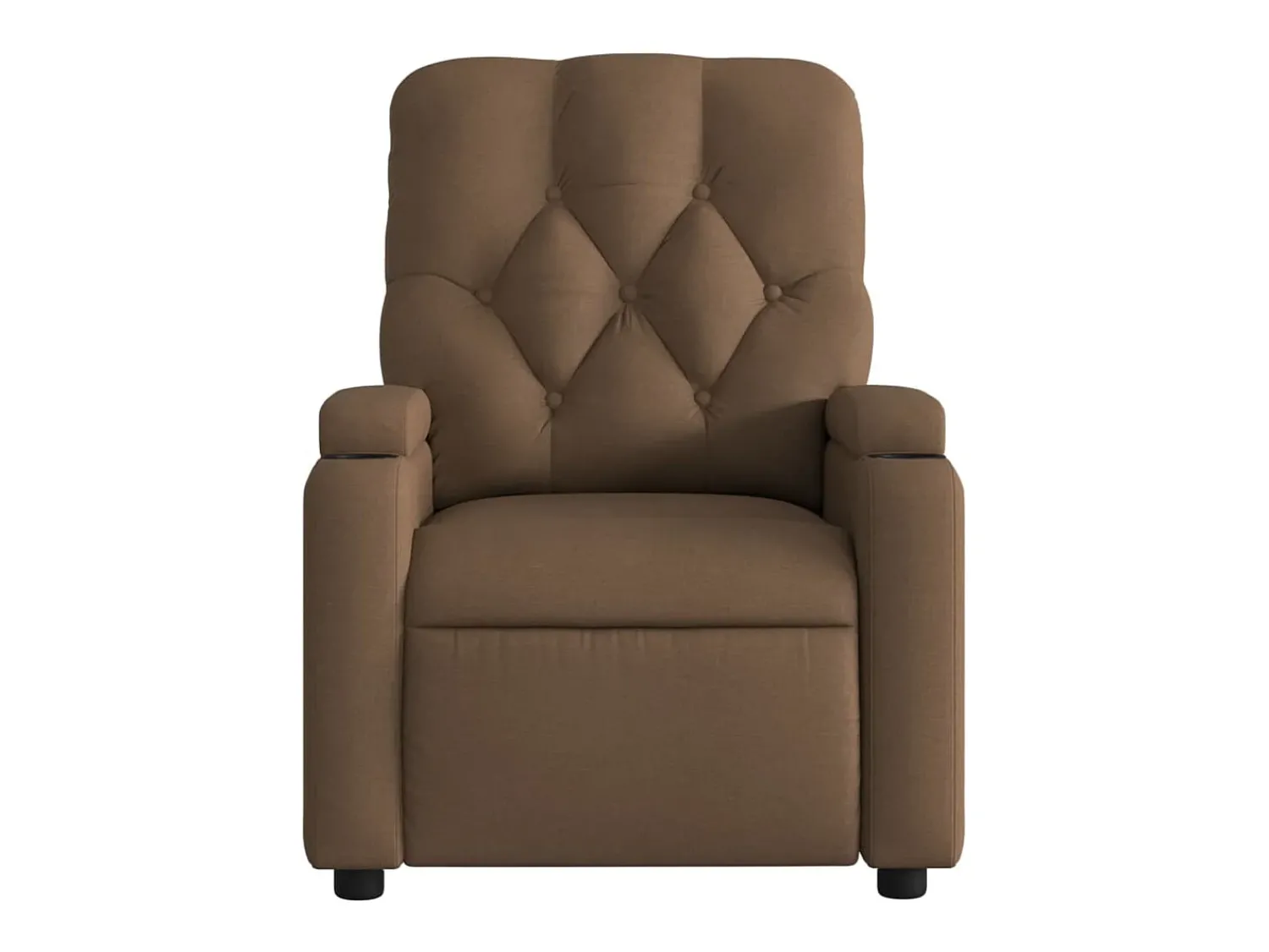 vidaxl Poltrona de massagens reclinável tecido^ Poltrona