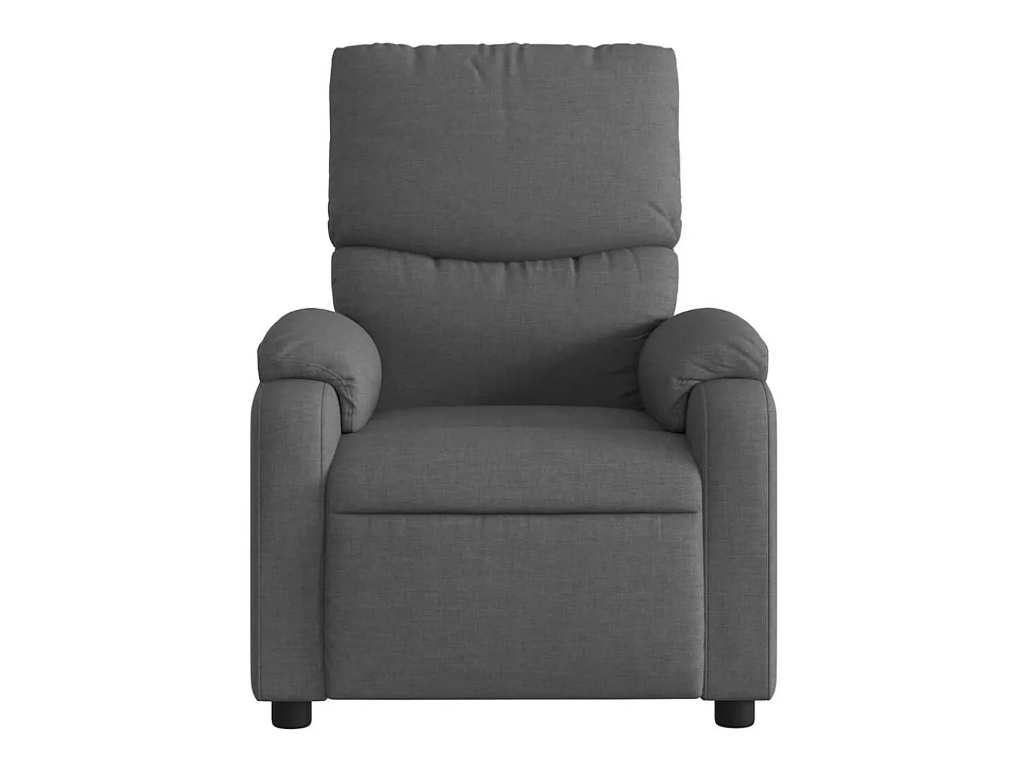 Poltrona| Poltrona de massagens reclinável tecido cinzento-escuro SHL147962 Cinza antracite