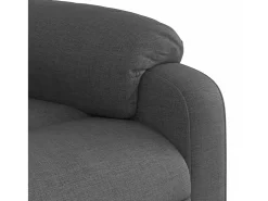 Poltrona| Poltrona de massagens reclinável tecido cinzento-escuro SHL147962 Cinza antracite