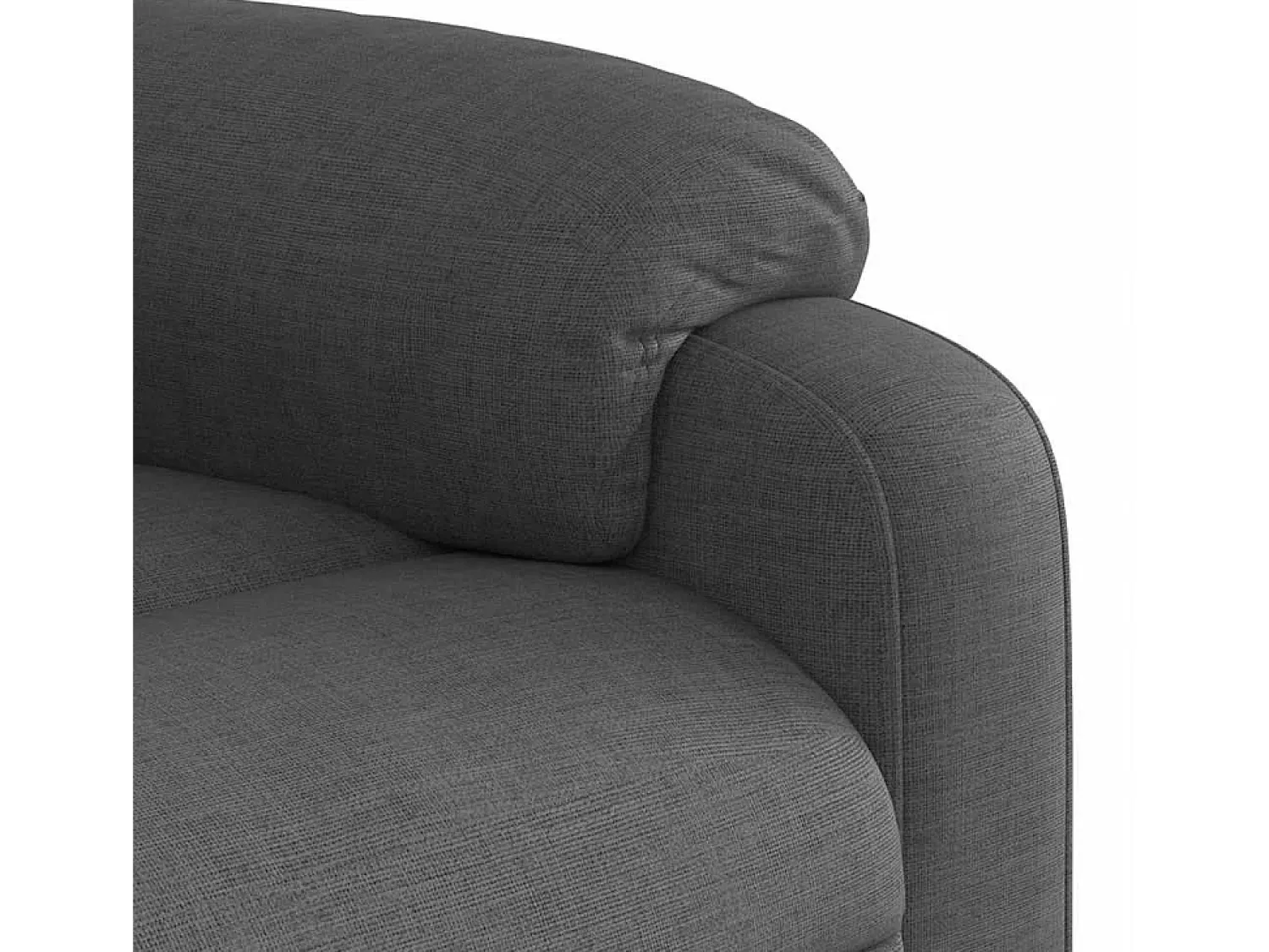 Poltrona| Poltrona de massagens reclinável tecido cinzento-escuro SHL147962 Cinza antracite