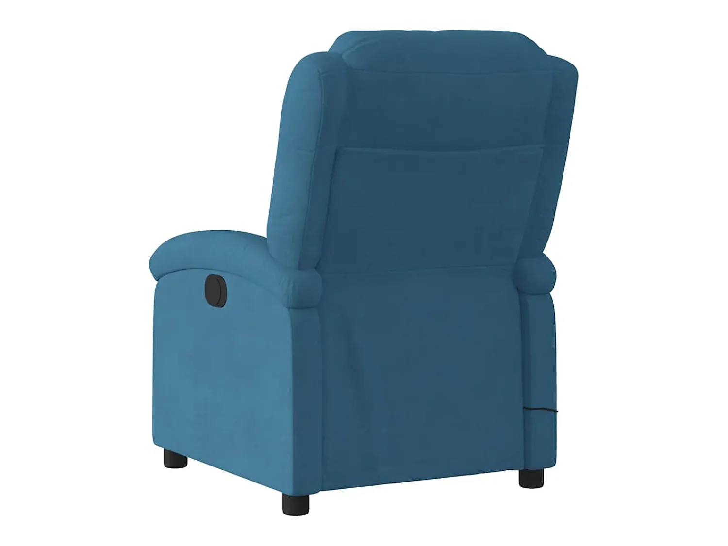 Poltrona de massagens reclinável elétrica veludo SHL116263^ Poltrona