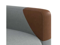 Poltrona| Poltrona de massagens reclinável tecido -claro SHL760439 Cinzento