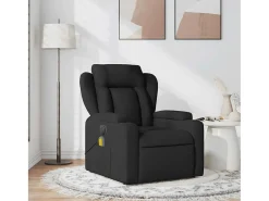 Poltrona| Poltrona de massagens reclinável tecido SHL338658 Preto