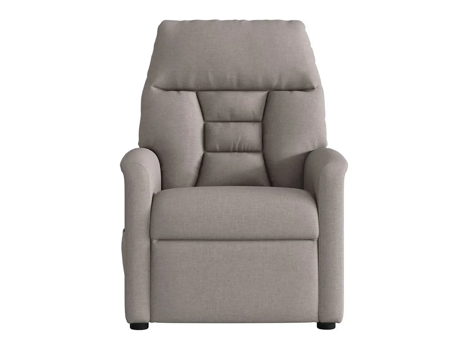 Poltrona de massagens reclinável tecido cinzento-acastanhado SHL883352^ Poltrona