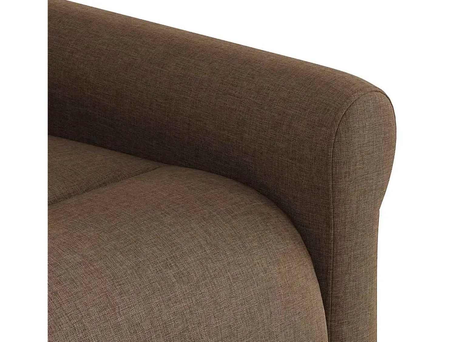 Outlet Poltrona de massagens reclinável tecido SHL258342 Castanho