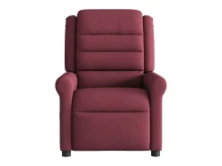 Best Poltrona de massagens reclinável tecido tinto SHL116899 Vermelho