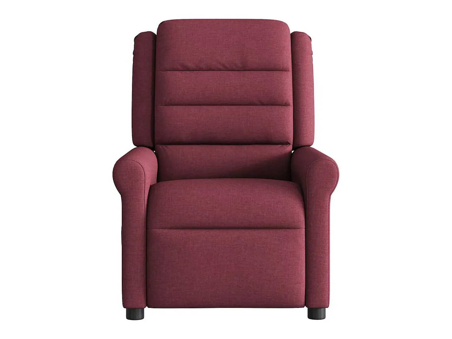 Best Poltrona de massagens reclinável tecido tinto SHL116899 Vermelho
