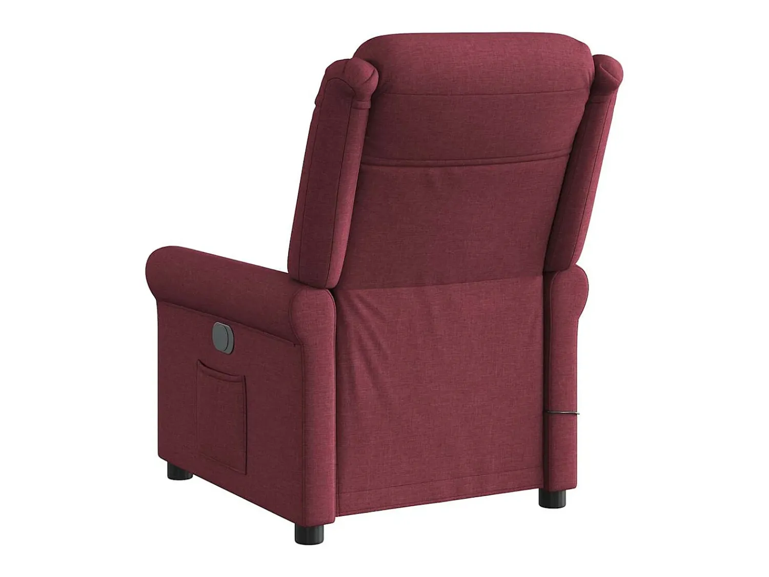 Best Poltrona de massagens reclinável tecido tinto SHL116899 Vermelho