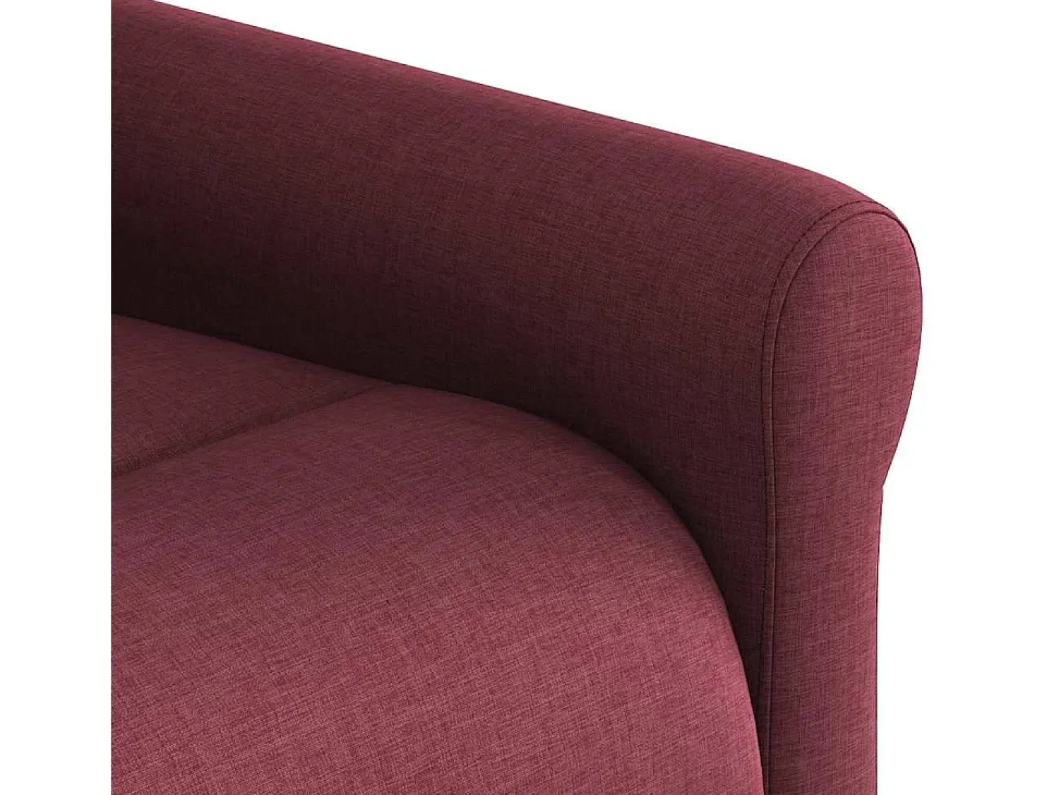 Best Poltrona de massagens reclinável tecido tinto SHL116899 Vermelho