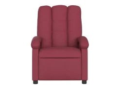 Poltrona de massagens reclinável tecido tinto SHL963450^ Poltrona