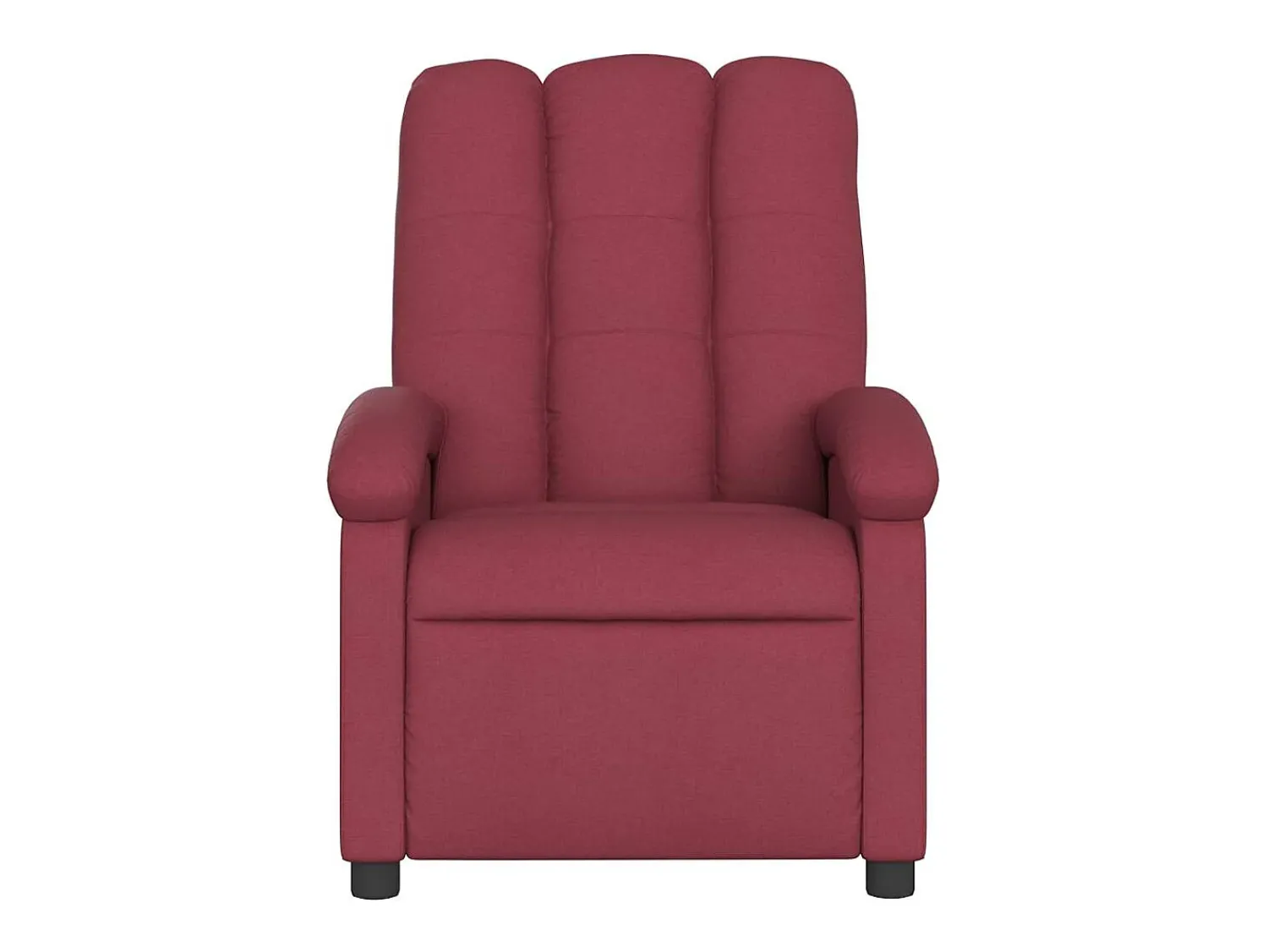 Poltrona de massagens reclinável tecido tinto SHL963450^ Poltrona