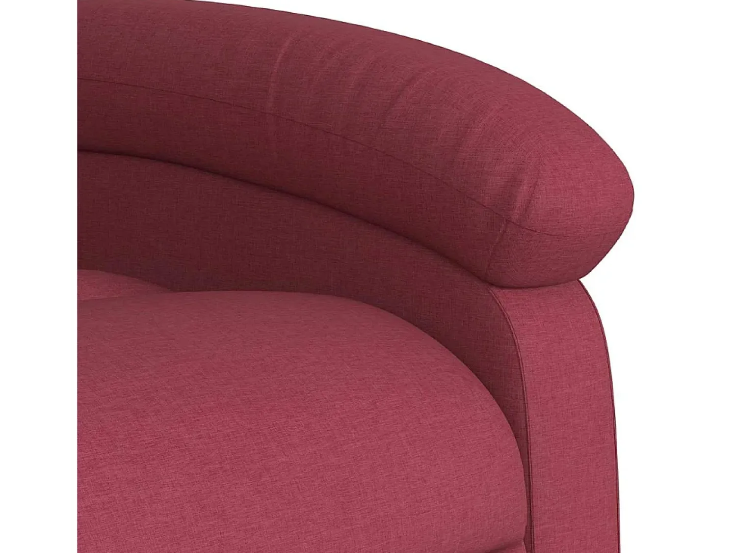 Poltrona de massagens reclinável tecido tinto SHL963450^ Poltrona