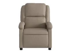 Poltrona| Poltrona de massagens reclinável couro artificial cappuccino SHL953090 Castanho