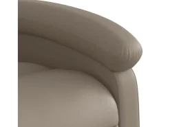 Poltrona| Poltrona de massagens reclinável couro artificial cappuccino SHL953090 Castanho