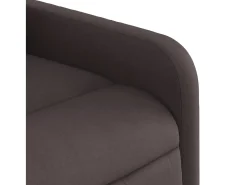 Poltrona de massagens reclinável tecido -escuro SHL140240^ Poltrona