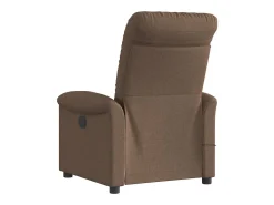 Online Poltrona de massagens reclinável elétrica tecido SHL88768 Castanho