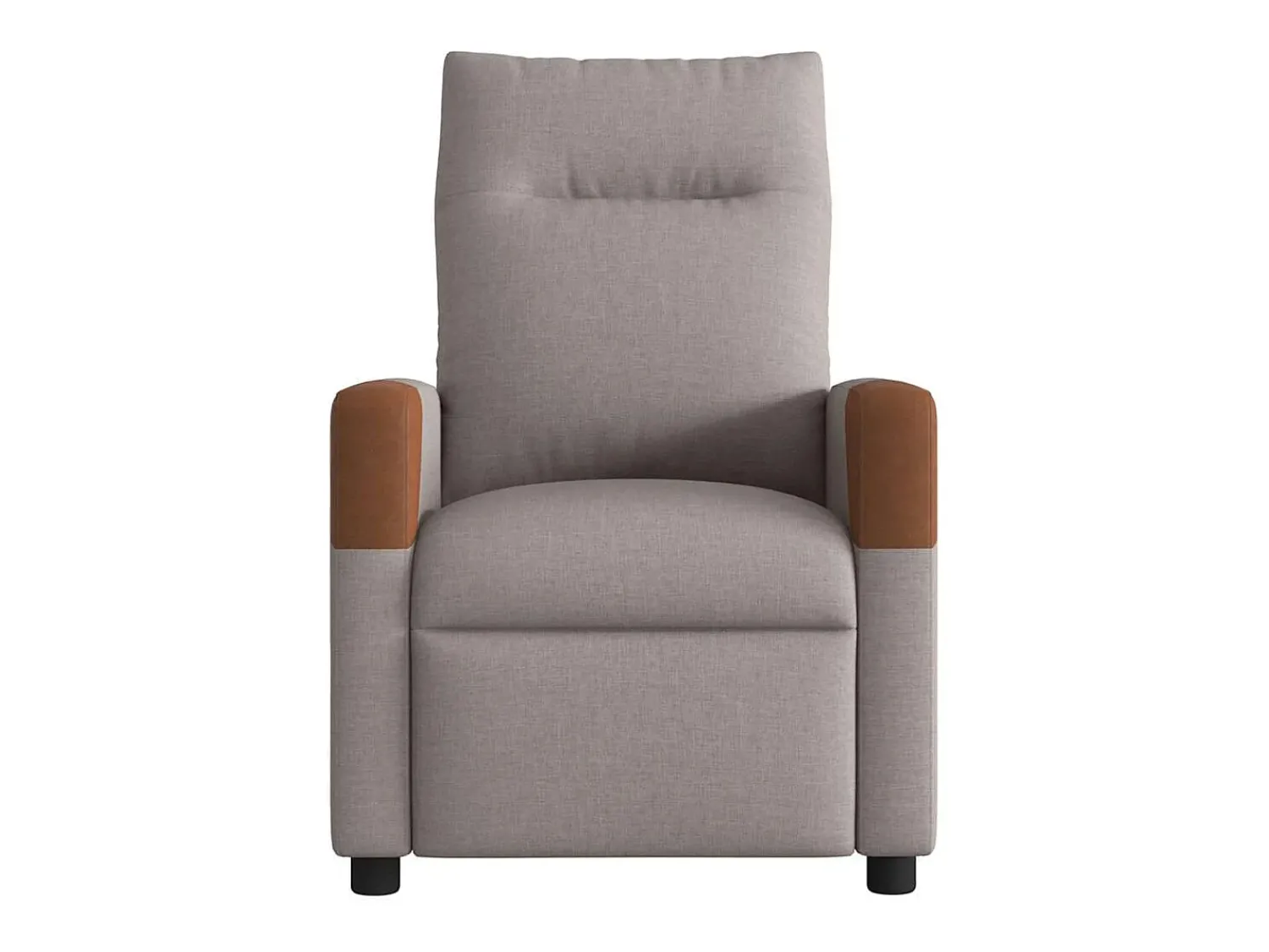 Poltrona de massagens reclinável tecido cinzento-acastanhado SHL773796^ Poltrona